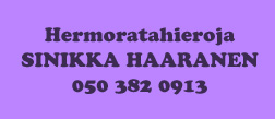 Hermoratahieroja Sinikka Haaranen logo